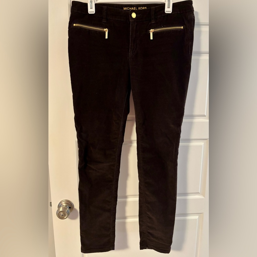 Michael Kors Rich Brown Corduroy Pants